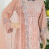 Nazon Brand 05-PEACH - Stitched 3 Piece Dress - Image 2