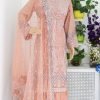 Nazon Brand 05-PEACH - Stitched 3 Piece Dress