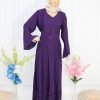 Burka-Abaya - Purple Color - NBA-5102