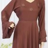 Burka-Abaya - Partridge Color - NBA-5103 - Image 2