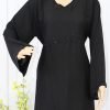 Burka-Abaya - Black Color - NBA-5104 - Image 2