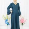 Burka-Abaya - Ocean trapeze Color - NBA-5107
