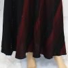 Burka-Abaya - red\black Color - NBA-5108 - Image 3