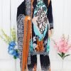 Lawn - Navi blue Color - NazonLawn-N-B-6101