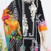 Lawn - Black\pink Color - NazonLawn-bla-pink-6104 - Image 2