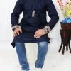 NazonBrand - Panjabi - Dark Blue Color - NBDB-7005 - Image 4