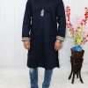 NazonBrand - Panjabi - Dark Blue Color - NBDB-7005