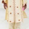 NazonBrand - Kids Serwani - Gold Color - NBG-7016 - Image 3