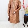 NazonBrand - Serwani - Gold Red Color - NBGR-7008
