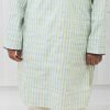 NazonBrand - Panjabi - Light Cream Blue Color - NBLBC-7011 - Image 3