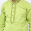 NazonBrand - Panjabi - Light Green Color - NBLG-7006 - Image 4