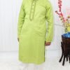 NazonBrand - Panjabi - Light Green Color - NBLG-7006