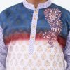 NazonBrand - Panjabi - Light Purple Color - NBLP-7012 Size: 40 - Image 4