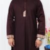 NazonBrand - Panjabi - Maroon Color - NBM-7007 - Image 2
