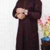 NazonBrand - Panjabi - Maroon Color - NBM-7007 - Image 3