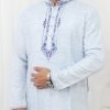 NazonBrand - Panjabi - Light Blue Color - NBNB-7003 - Image 2