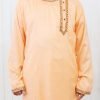 NazonBrand - Panjabi - Peach Color - NBP-7002 - Image 2