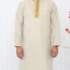 NazonBrand - Panjabi - Cream Color - NBPC-7001