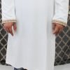 NazonBrand - Panjabi - White Color - NBW-7013 - Image 3