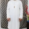 NazonBrand - Panjabi - White Color - NBW-7013