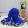 Party Wear Saree - Blue\Gold