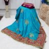 Party Wear Saree - Paste\Blue\Maroon\Green
