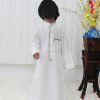NazonBrand - Kids Jubba - White Color - NBKJW-7017