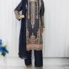 Organza Party Dress-  Ash Color - NBOPD-8002