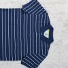 Men’s T-Shirt – Blue With White Stripe Color – NBT2016