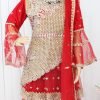 NazonBrand-PartyLehenga Red Color – NPL8004
