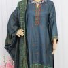 Pakistani Lawn -Ash Color - NBPL-6118 - Image 2