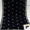 Nazon Brand – Pakistani Velvet Shawl- Nevy Blue Color- NBPVS-8802