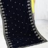 Nazon Brand – Pakistani Velvet Shawl-Green Color- NBPVS-8809