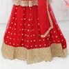 NazonBrand-PartyLehenga Red Color – NPL8004