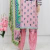 Pakistani Lawn -Pink Color - NBPL-6116 - Image 3
