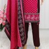 Pakistani Lawn -Pink Color - NBPL-6119 - Image 3