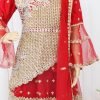 NazonBrand-PartyLehenga Red Color – NPL8004