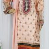 Organza Party Dress-  Peach Color - NBOPD-8004 - Image 4
