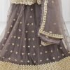 NazonBrand-PartyLehenga Ash Color – NPL8005