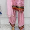 Organza Party Dress-  Pink Color - NBOPD-8005 - Image 5