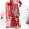 NazonBrand Party Sarara Dress -RedColor – NBPD-5006