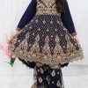 NazonBrand Party Sarara Dress -Navy Blue Color – NBPD-5005