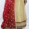 Bridal Dresses- Cream and Red Color – NPBLD9003
