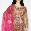 Long Dress- Pink and Caramel Color – NPLD9002