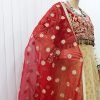Bridal Dresses- Cream and Red Color – NPBLD9003