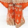NazonBrand Party Sarara Dress – Gold And Orange Color – NBPD-5007