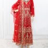 NazonBrand- Party Long Dress Red color – NPLD9006