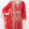 NazonBrand- Party Long Dress Red color – NPLD9006