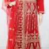 NazonBrand- Party Long Dress Red color – NPLD9006