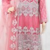 NazonBrand- Party Long Dress Pink color – NPLD9007